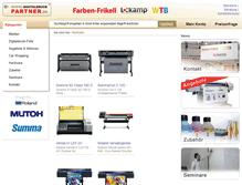 Tablet Screenshot of digitaldruckpartner.de
